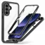 Tech-Protect Defense Samsung Galaxy A37 / A36 / A56 hátlap tok kijelző védelemmel, ütésálló, áttetsző-fekete
