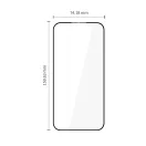 Tech-Protect Glass Fit+ Oneplus Nord 6 kijelzővédő üvegfólia, fekete (2db)