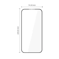   Tech-Protect Glass Fit+ Oneplus Nord 6 kijelzővédő üvegfólia, fekete (2db)