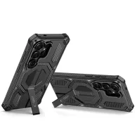   Tech-Protect Magblast MagSafe+ Samsung Galaxy S26 Ultra tok kameravédelemmel, kitámasztóval + 2db üvegfóiia, fekete