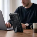 Tech-Protect Magblast MagSafe+ Samsung Galaxy S26 Ultra tok kameravédelemmel, kitámasztóval + 2db üvegfóiia, fekete