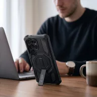   Tech-Protect Magblast MagSafe+ Samsung Galaxy S26 Ultra tok kameravédelemmel, kitámasztóval + 2db üvegfóiia, fekete