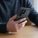 Tech-Protect Magblast MagSafe+ Samsung Galaxy S26 Ultra tok kameravédelemmel, kitámasztóval + 2db üvegfóiia, fekete