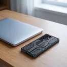 Tech-Protect Magblast MagSafe+ Samsung Galaxy S26 Ultra tok kameravédelemmel, kitámasztóval + 2db üvegfóiia, fekete