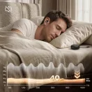 Tech-Protect QuietFit füldugó, 4db különböző méretű gumiharanggal, tokkal, fekete
