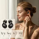 Tech-Protect QuietFit füldugó, 4db különböző méretű gumiharanggal, tokkal, fekete