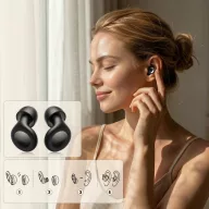   Tech-Protect QuietFit füldugó, 4db különböző méretű gumiharanggal, tokkal, fekete