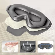   Tech-Protect EyeShade alvómaszk / szemfedő memóriahabbal, állítható pánttal, szürke