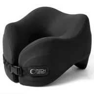   Tech-Protect ComfortRest utazó párna / nyakpárna memóriahabbal, állítható pánttal, fekete