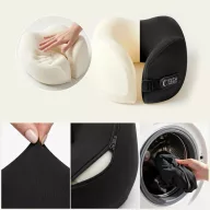   Tech-Protect ComfortRest utazó párna / nyakpárna memóriahabbal, állítható pánttal, fekete