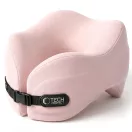 Tech-Protect ComfortRest utazó párna / nyakpárna memóriahabbal, állítható pánttal, rózsaszín