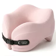   Tech-Protect ComfortRest utazó párna / nyakpárna memóriahabbal, állítható pánttal, rózsaszín