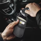 Tech-Protect KLR100 RFID blokkoló kulcstartó tok / táska, Carbon, fekete (autó kulcshoz, bankkártyához)