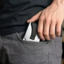 Tech-Protect Thorn RFID blokkoló kártyatartó, ezüst-fekete (bankkártyához)