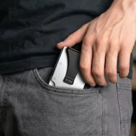   Tech-Protect Thorn RFID blokkoló kártyatartó, ezüst-fekete (bankkártyához)