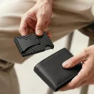 Tech-Protect Thorn RFID blokkoló kártyatartó, Carbon, fekete (bankkártyához)