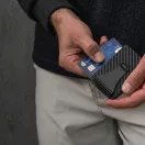 Tech-Protect Thorn RFID blokkoló kártyatartó, Carbon, fekete (bankkártyához)