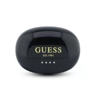   Guess Metallic Finish Classic Logo OWS vezeték nélküli bluetooth fülhallgató, fekete