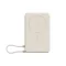 Xiaomi USB-C Powerbank / külső akkumulátor, MagSafe, kompakt, USB-C kábellel, 33W, 10.000mAh, bézs