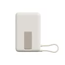 Xiaomi USB-C Powerbank / külső akkumulátor, MagSafe, kompakt, USB-C kábellel, 33W, 10.000mAh, bézs