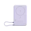 Xiaomi USB-C Powerbank / külső akkumulátor, MagSafe, kompakt, USB-C kábellel, kitámasztóval, 33W, 10.000mAh, lila