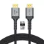 Tech-Protect UltraBoost HDMI 2.1 kábel, 4K 120Hz / 8K 60Hz, 1m, fekete