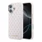 Karl Lagerfeld PU Perforated Gold Dots Apple iPhone 17 mágneses tok, MagSafe, rózsaszín-arany
