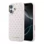Karl Lagerfeld PU Perforated Gold Dots Apple iPhone 17 mágneses tok, MagSafe, rózsaszín-arany
