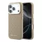 Karl Lagerfeld PU Perforated Gold Dots Apple iPhone 17 Pro Max mágneses tok, MagSafe, bézs-arany