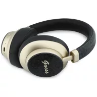   Guess 4G Gold Script Metal vezeték nélküli fejhallgató, bluetooth, ENC, fekete-arany