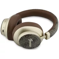   Guess 4G Gold Script Metal vezeték nélküli fejhallgató, bluetooth, ENC, barna-arany