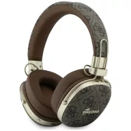   Guess Metal 4G Script Logo vezeték nélküli fejhallgató, bluetooth, ENC, barna-arany