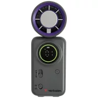   Verbatim Cool'n'Go Ice Touch Mini kézi / hordozható ventilátor, kompakt, szürke-lila