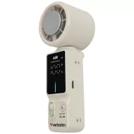   Verbatim Cool'n'Go Ice Touch Pro Mini kézi / hordozható ventilátor, kompakt, ezüst