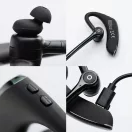 Forcell Orion Plus wireless / bluetooth headset vezetéshez / utazáshoz, ENC, Multipoint, fekete