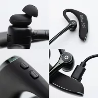   Forcell Orion Plus wireless / bluetooth headset vezetéshez / utazáshoz, ENC, Multipoint, fekete