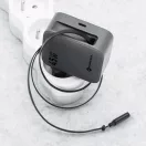 Forcell F-Energy VT-R5 USB-C hálózati töltő adapter USB-C kábellel, QC4.0, 3A, 45W, ezüst