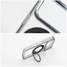 Apple iPhone 13 tok, gyűrűs kitámasztóval, kameravédő peremmel, MagSafe, átlátszó-fekete