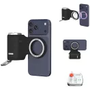 Comitok Moca telefon tartó fényképezéshez, MagSafe, IOS kompatibilis, fekete