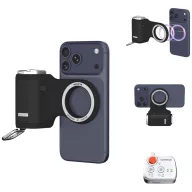   Comitok Moca telefon tartó fényképezéshez, MagSafe, IOS kompatibilis, fekete