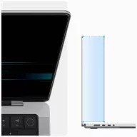   Spigen Safe View Apple Macbook Pro 14 2021/2025 tempered glass betekintésgátló kijelzővédő fólia, privacy