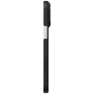   Pitaka Edge Apple iPhone 18 Pro / 17 Pro hátlap tok, MagSafe, Aramid, fekete-piros (Horse Painting)
