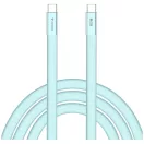 Verbatim SoftTouch USB-C-USB-C töltő- és adatkábel, 60W, PD3.0, 1,2m, kék
