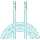 Verbatim SoftTouch USB-C-USB-C töltő- és adatkábel, 100W, PD3.0, 1,2m, kék