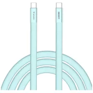   Verbatim SoftTouch USB-C-USB-C töltő- és adatkábel, 100W, PD3.0, 1,2m, kék