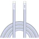 Verbatim SoftTouch USB-C-USB-C töltő- és adatkábel, 100W, PD3.0, 1,2m, lila