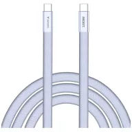   Verbatim SoftTouch USB-C-USB-C töltő- és adatkábel, 100W, PD3.0, 1,2m, lila