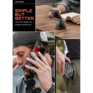   Supcase Beetle Pro Samsung Galaxy Z Flip 8 ütésálló tok, kijelző védelemmel, kitámasztóval, fekete