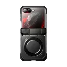 Supcase UB Grip Mag Samsung Galaxy Z Flip 8 ütésálló tok, kijelző védelemmel, kitámasztóval, Magsafe, fekete