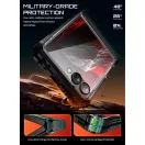 Supcase UB Grip Mag Samsung Galaxy Z Flip 8 ütésálló tok, kijelző védelemmel, kitámasztóval, Magsafe, fekete